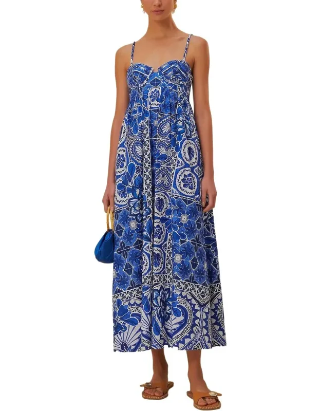 Tile Dream Sleeveless Maxi Dress