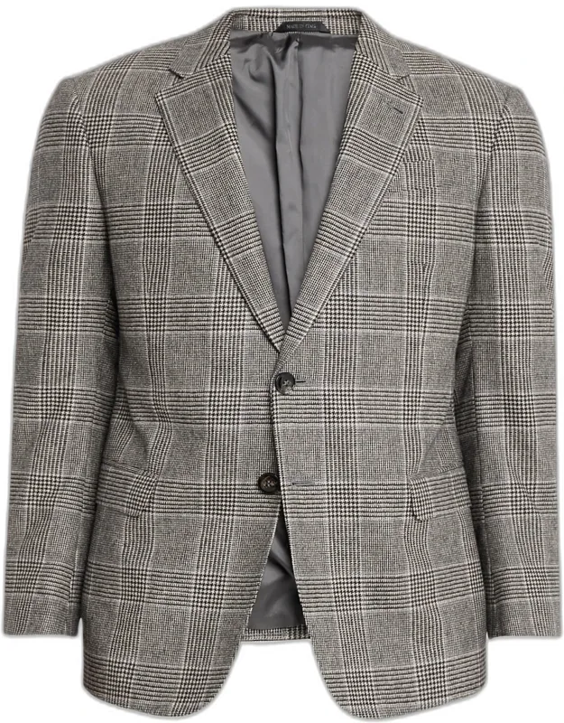 Soft Glen Plaid Single-breasted Sport Coat
