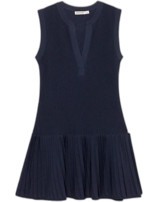 Levie Sleeveless Knit Mini Dress