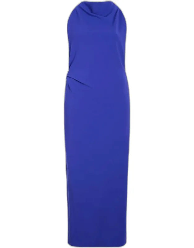 Twisted-strap Open-back Maxi Dress