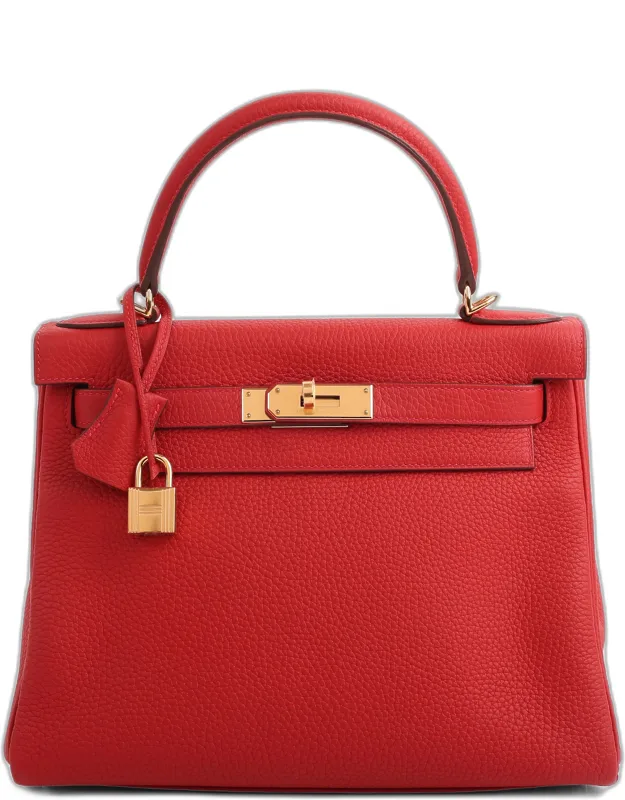 Togo Retourne Kelly 28 Top Handle Bag