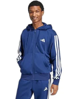 _adidas Essentials Fleece Full-zip Hoodie With Drawcord-adjustable Hood And Soft Cozy Fabrication_