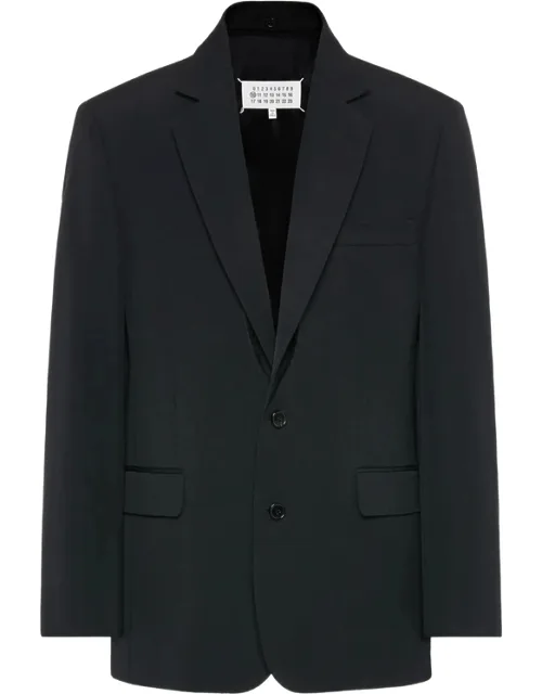 Wool Single-breasted Blazer