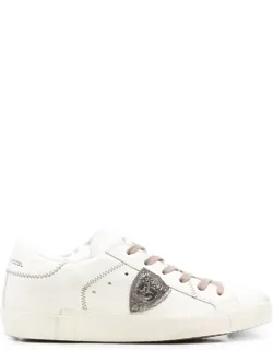 Prsx Low Logo-patch Panelled Sneakers