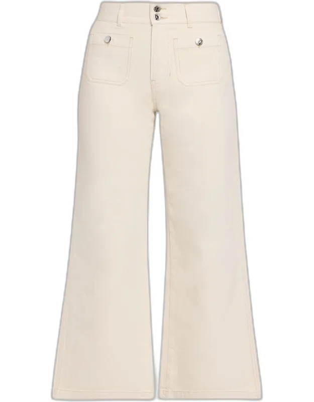 High-rise Wide-leg Jeans