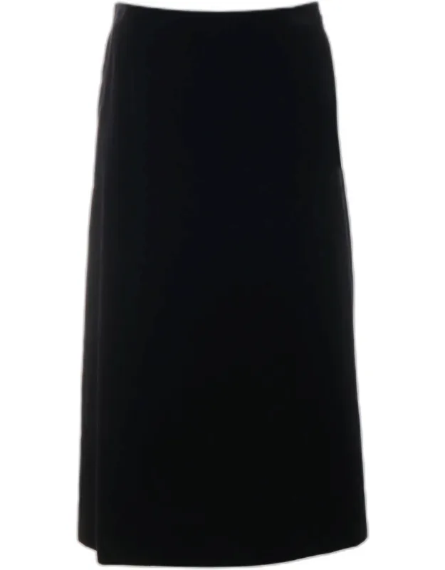 Mid-length Straight Velvet Skirt