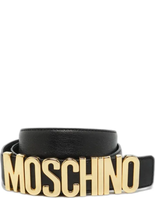 Classic Logo Waist Belt Leather With Bold Branding And Transformative Effect