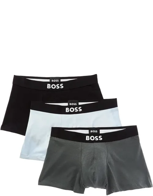 Set Of 3 Trunk - 95% Cotton, 5% Spandex