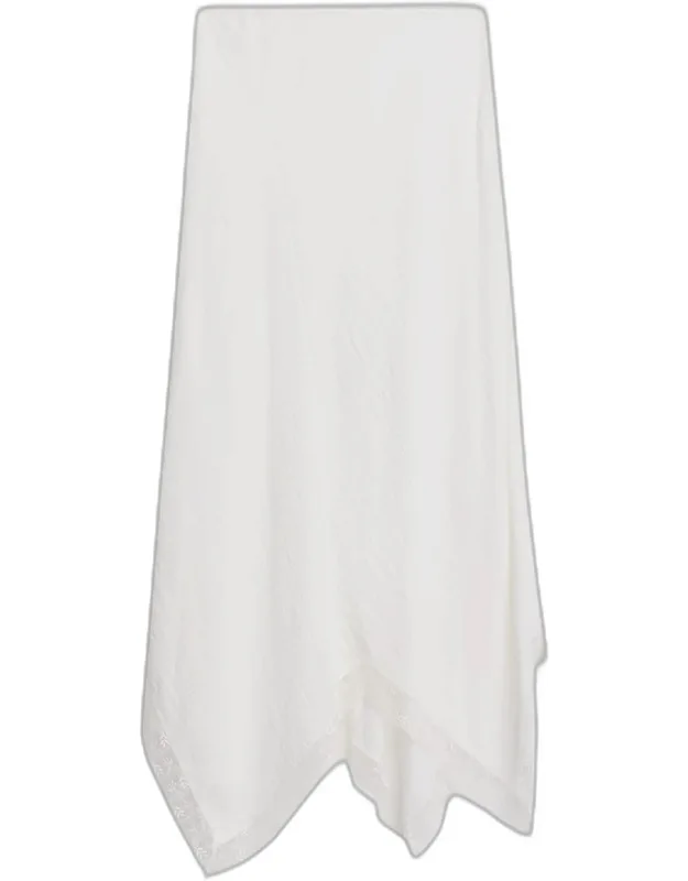 Paneled Bias-cut Handkerchief Skirt
