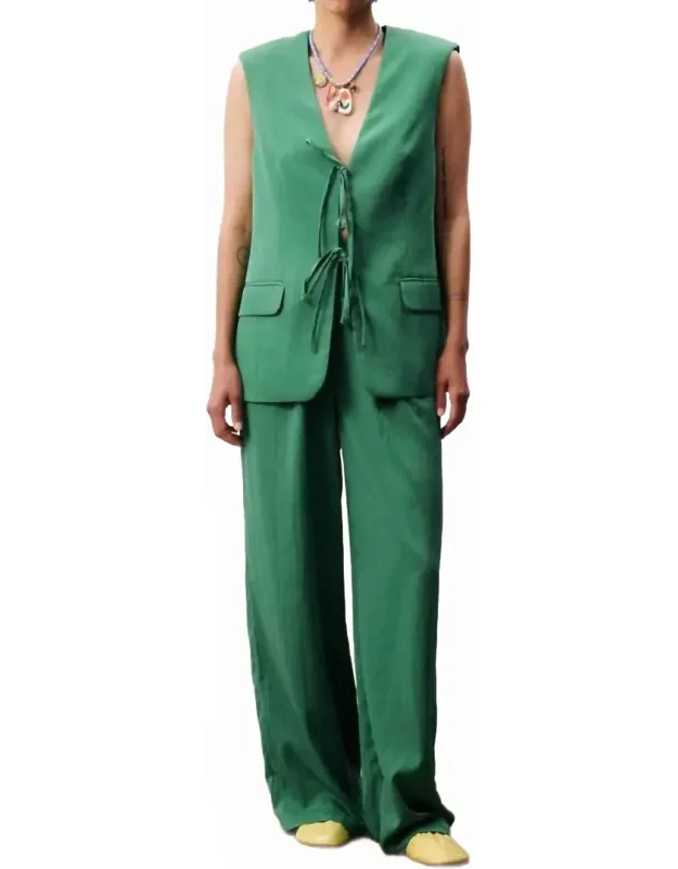Sleeveless Blazer Vest
