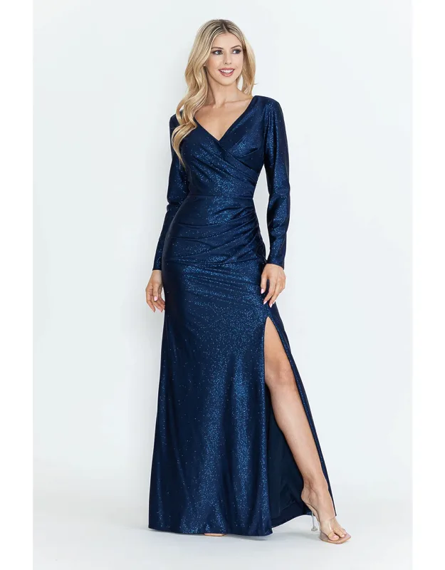 Mother Of The Bride Dress V-neck Long Formal Gown