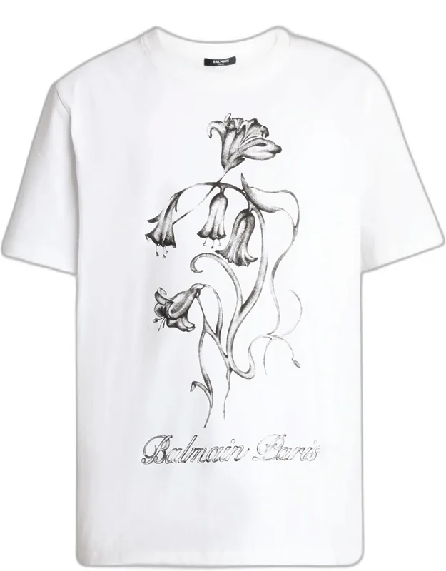 Flower Cotton T-shirt