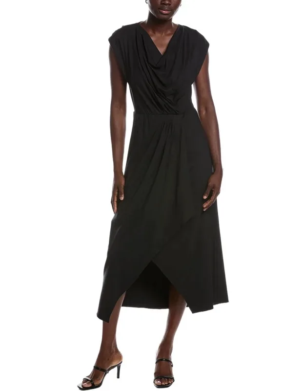 Elena Pleated Midi Dress