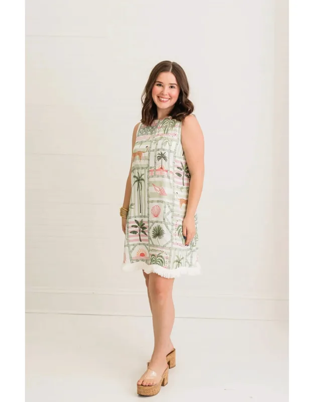 Cabana Mini Shift Dress