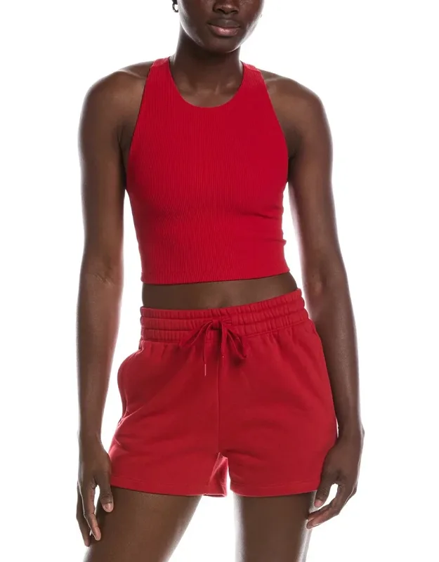 Refocus Ribbed Cropped Tank