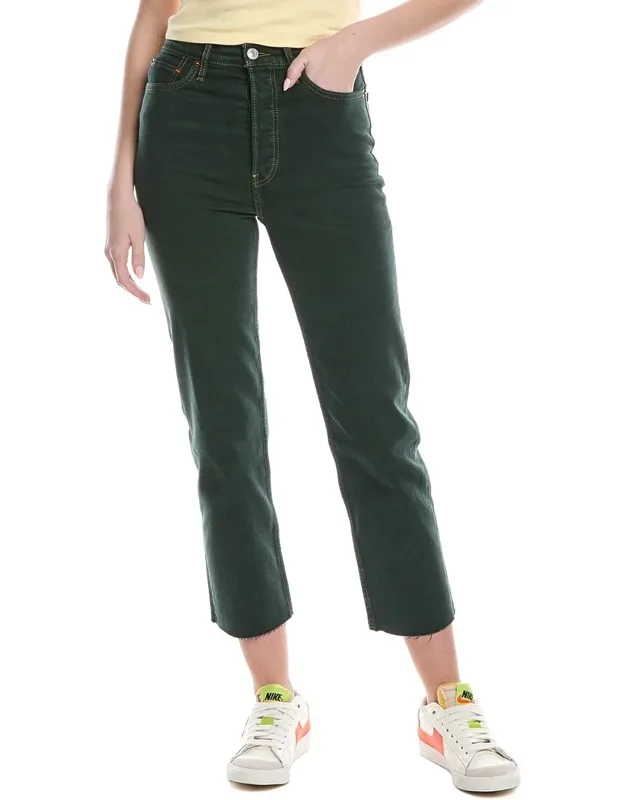 70s Ultra High-rise Washeve Stovepipe Jeans