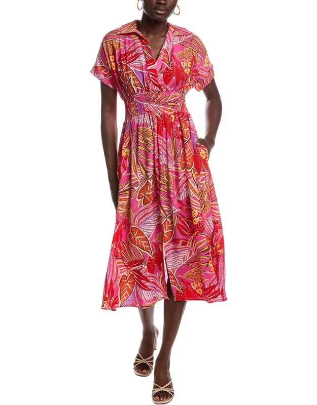 Short Sleeve Midi Dress
