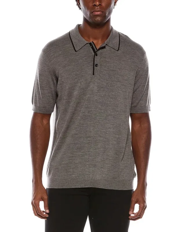 Crawford Wool & Cashmere-blend Polo Shirt
