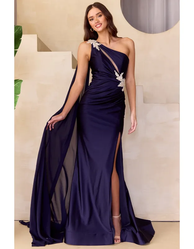 Asymmetrical Mermaid Prom Gown