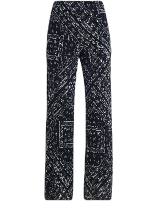Bandana-print Pants