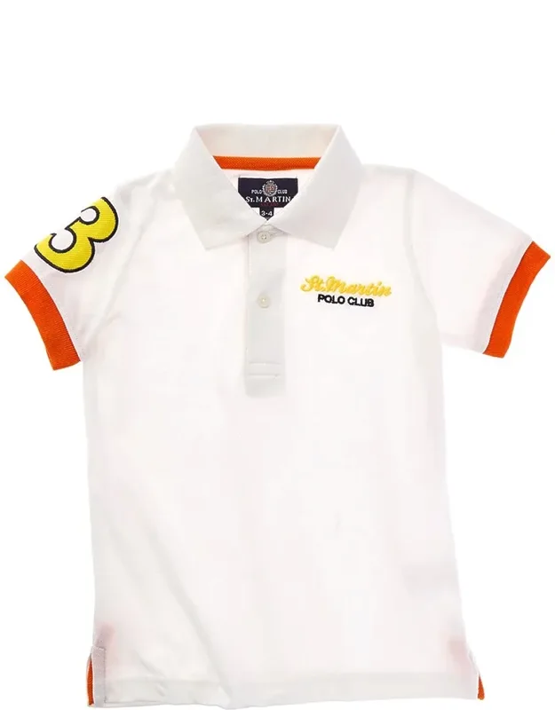 Polo Club St. Martin Polo Shirt, Splayed Collar, Logo Detailing