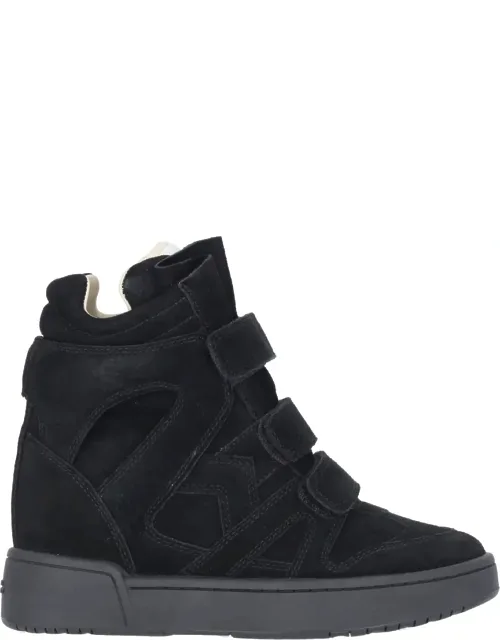 Suede High-top Sneakers