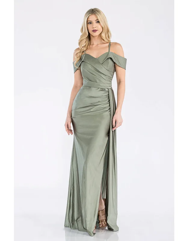Formal Dress Off The Shoulder Ruched Prom Gown