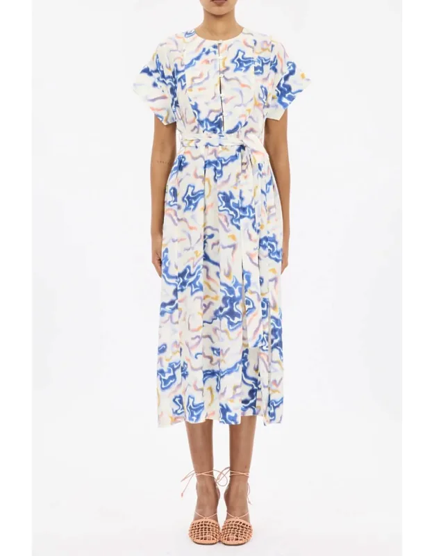 Sabi Printed Belted Dress