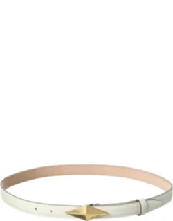 Diamond Clasp Leather Belt