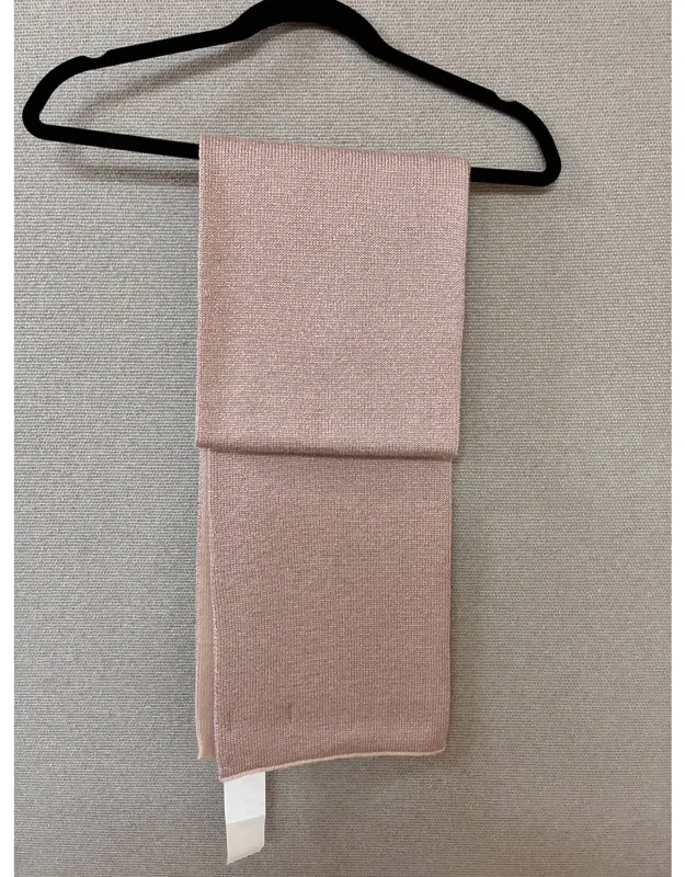 Knit Wool Scarf With Lurex