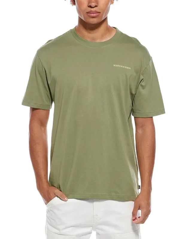 Graphic T-shirt - Ribbed Trim, Crewneck