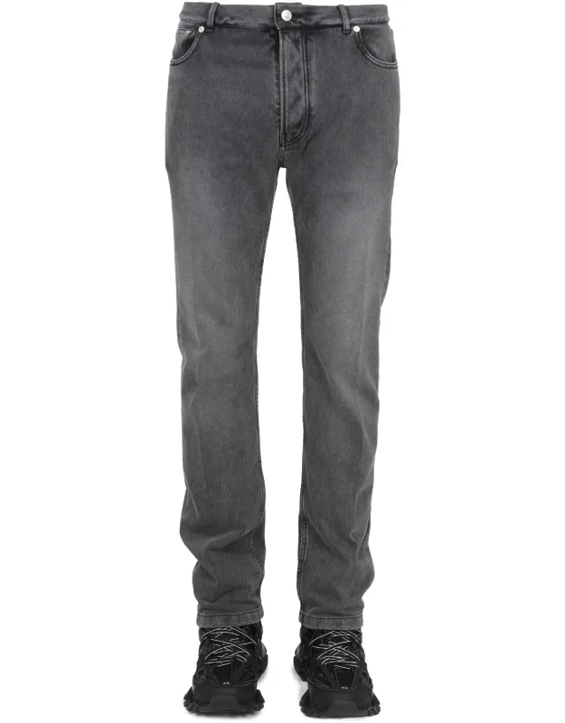 Jeans With Patch Logo