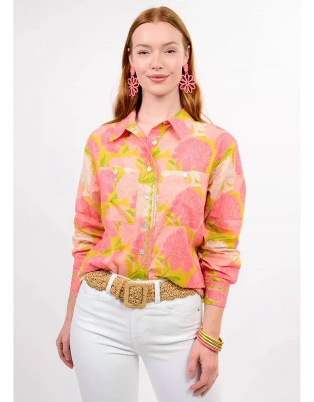 Floral Button Down Shirt