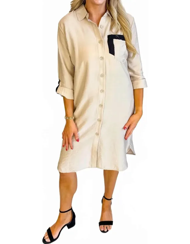Midi Shirt Dress