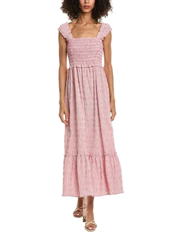 Smocked Tiered Maxi Dress