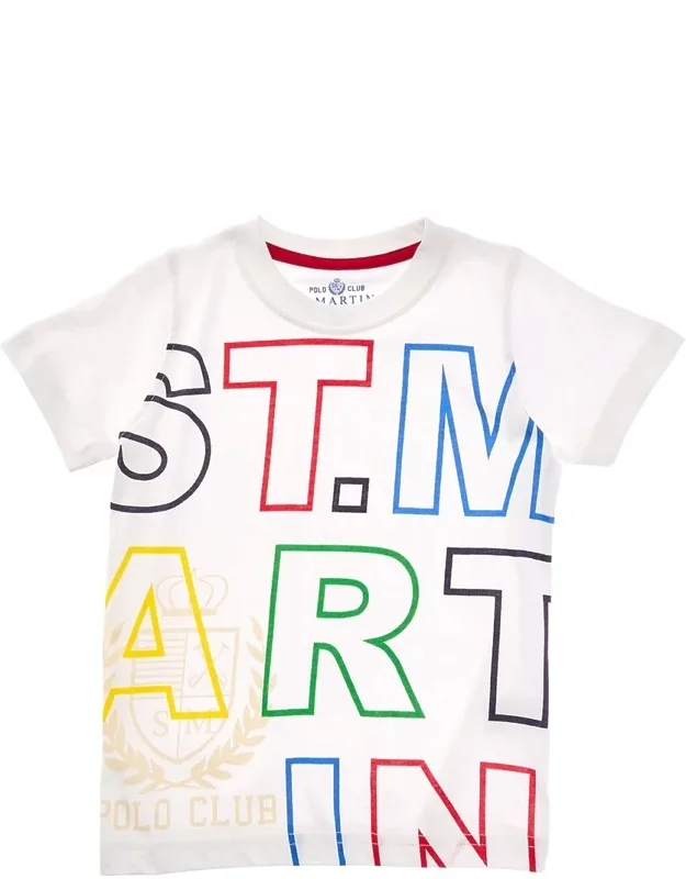 Crewneck T-shirt - Logo Detailing, Slip-on Styling