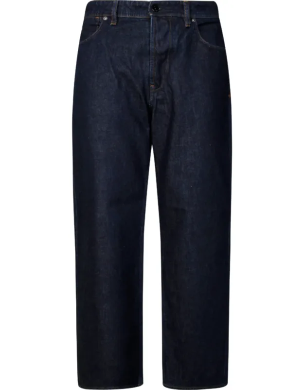 Loose-fit Indigo Denim Jeans