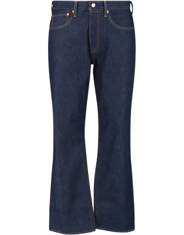 Denim Straight-leg Jeans