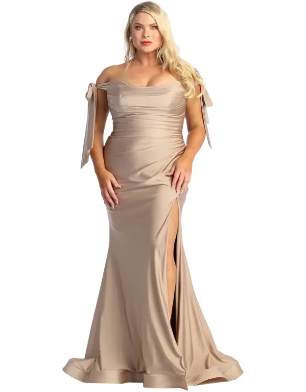 Evening Dress Off The Shoulder Trumpet