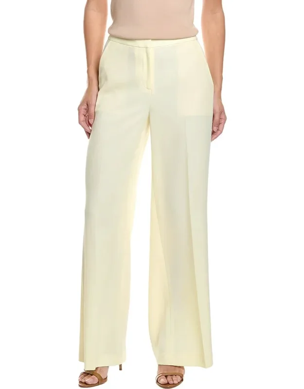 Crepe Wide Leg Pants