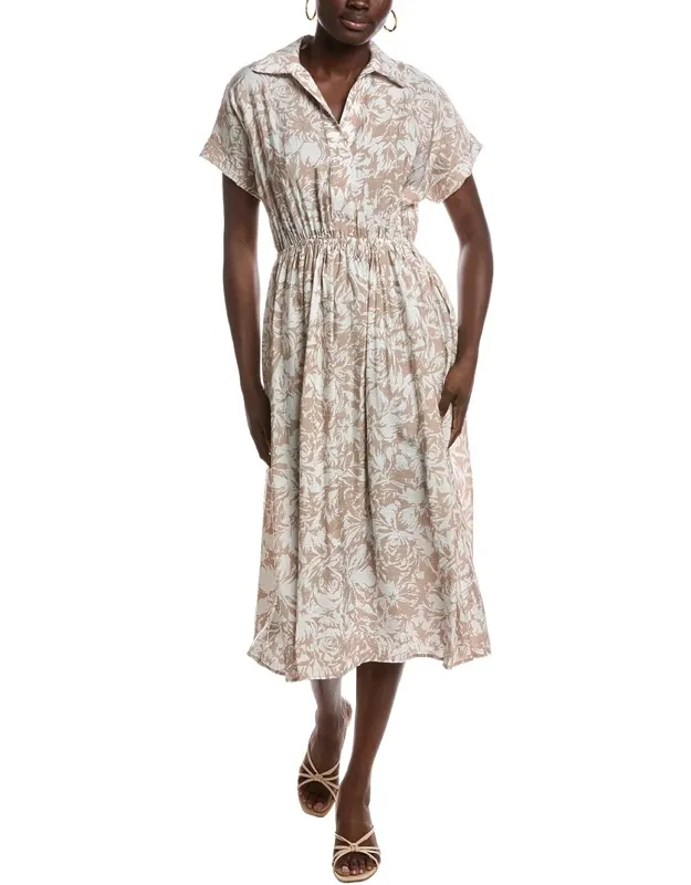 Short Sleeve Midi Dress