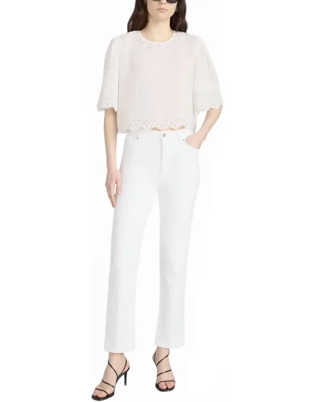 Sleek Straight Leg Jeans