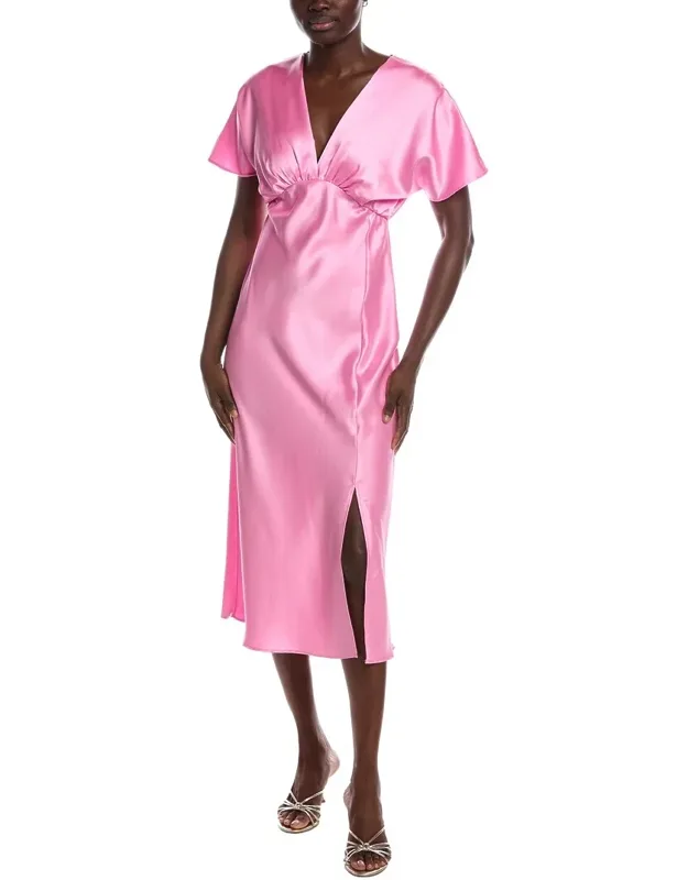 Short Sleeve Midi Dress