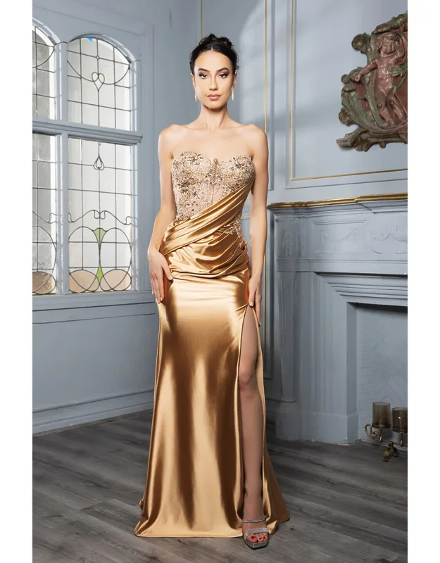 Prom Dress Sweetheart High Side Slit Gala Gown