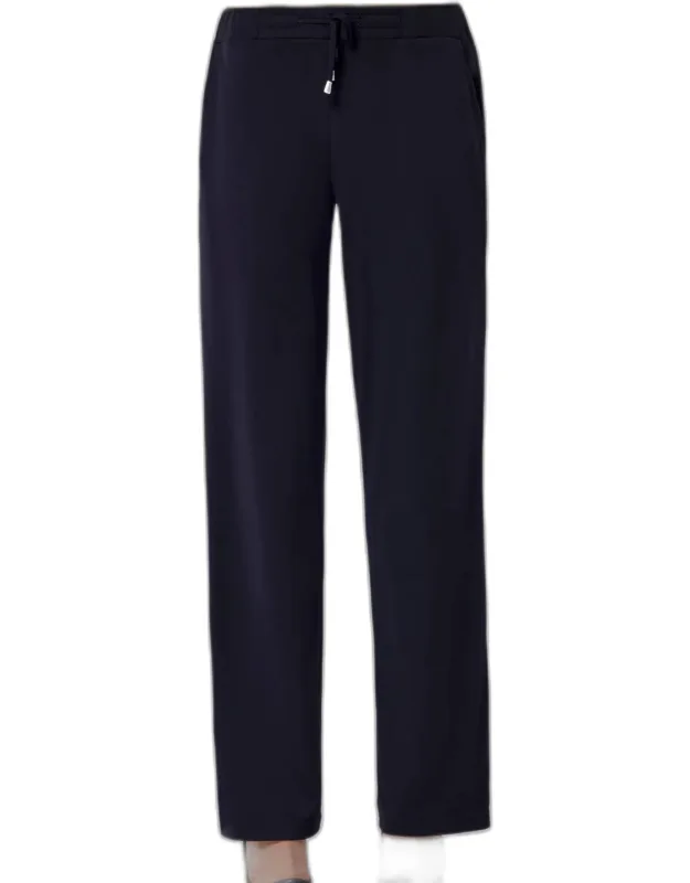 Solid Straight Leg Pants