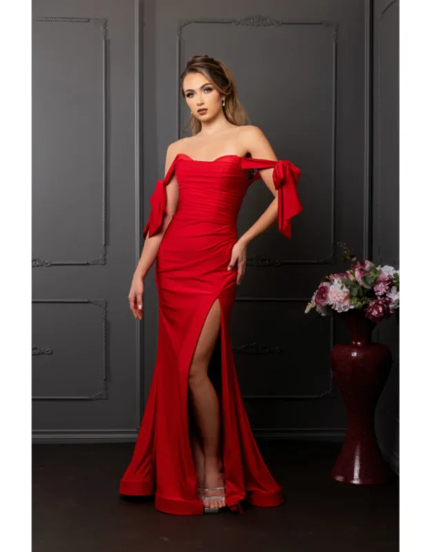 Evening Dress Off The Shoulder Trumpet
