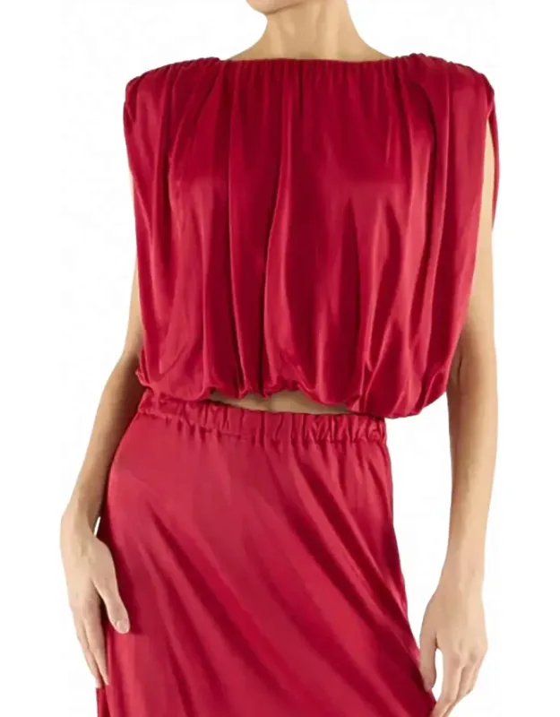 Ruched Jersey Top