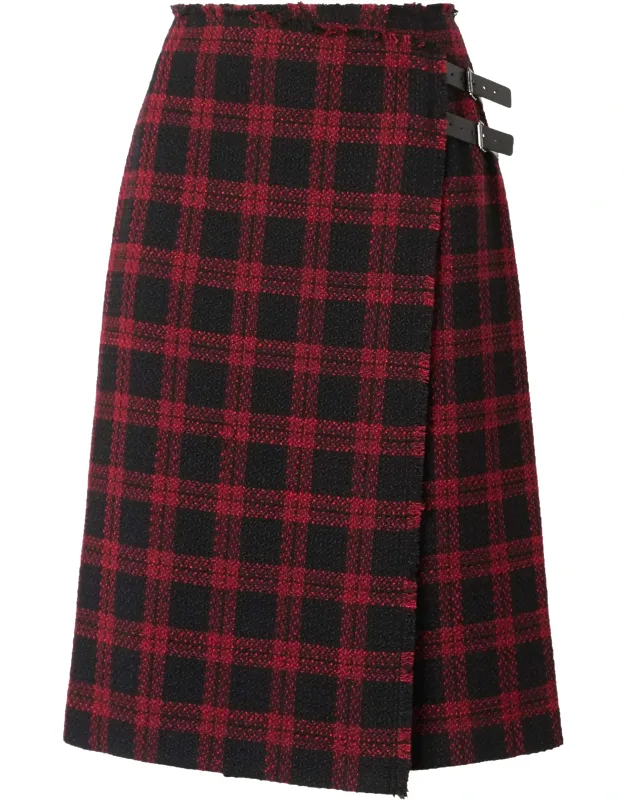 Asymmetric Wrap Skirt