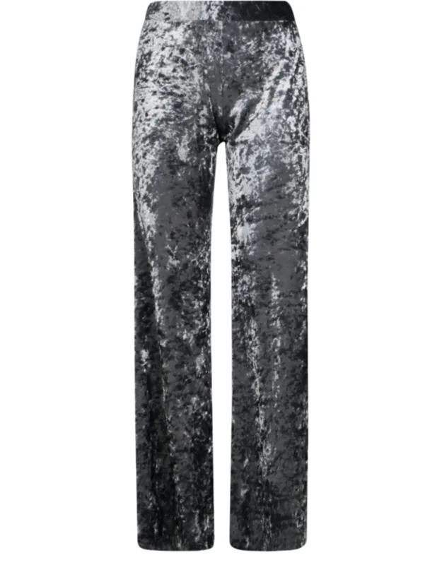 Iridescent Stretch Velvet Pants