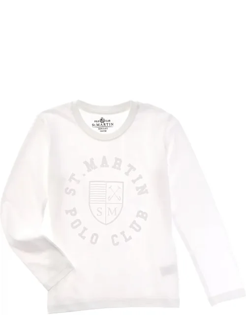 Crewneck T-shirt - Logo Detailing, Slip-on Styling